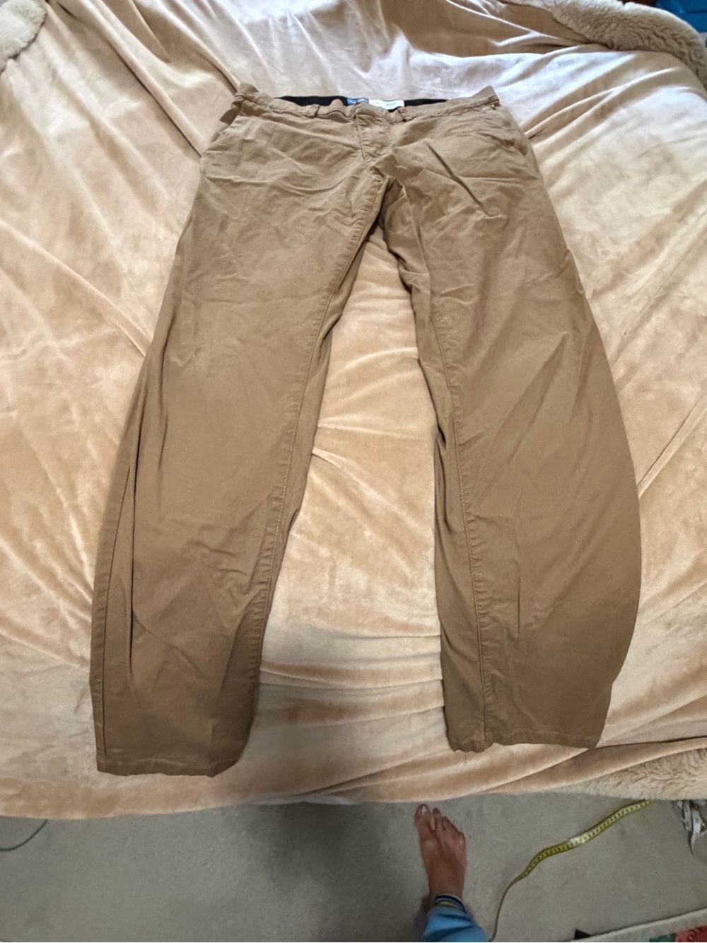 Old Navy Ultimate Tech Slim Quick Dry Khaki Tan Pants Men’s  34x34
